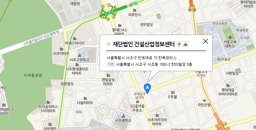 korea construction infonet_map